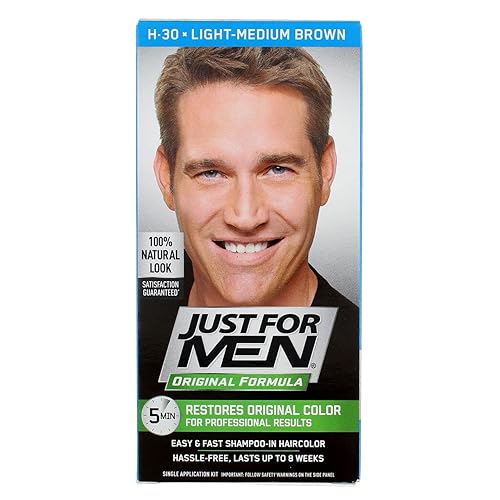 JUST FOR MEN Hair Color Light-Medium Brown H30 1 Each (Pack of 5)