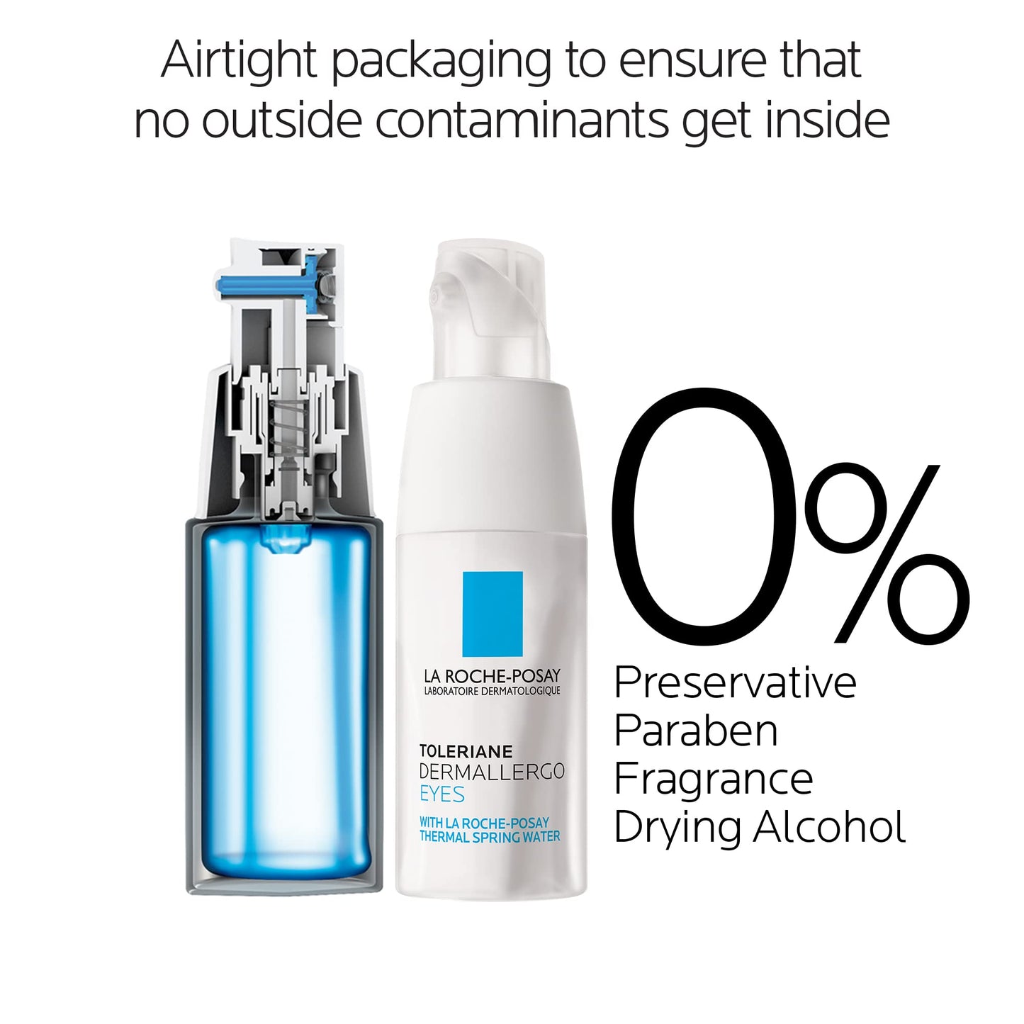 La Roche-Posay Toleriane Dermallergo Eye Cream Soothing Repair Moisturizer, Soothes and Comforts Sensitive Skin, Allergy Tested, Fragrance Free Beauty and Personal Care La Roche-Posay