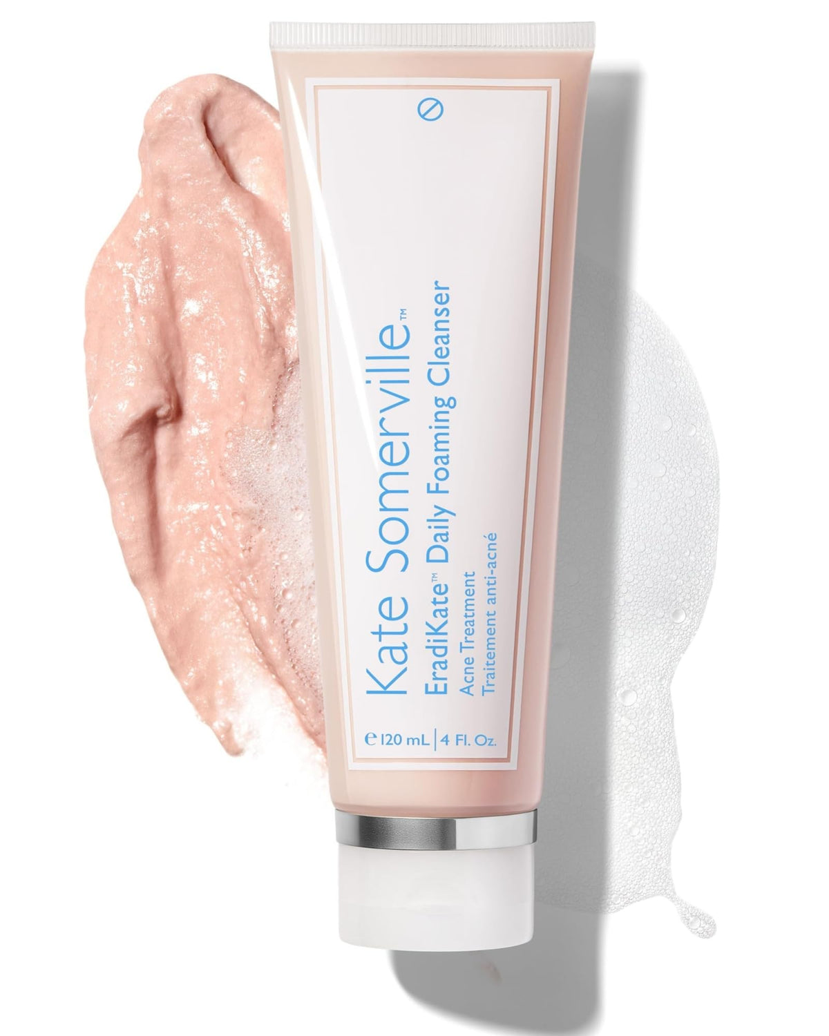 Kate Somerville EradiKate 3% Sulfur Daily Foaming Cleanser Acne Treatment - Clinically Formulated Medicated Face Wash Balances Skin & Cleans Pores, 4 Beauty and Personal Care Kate Somerville