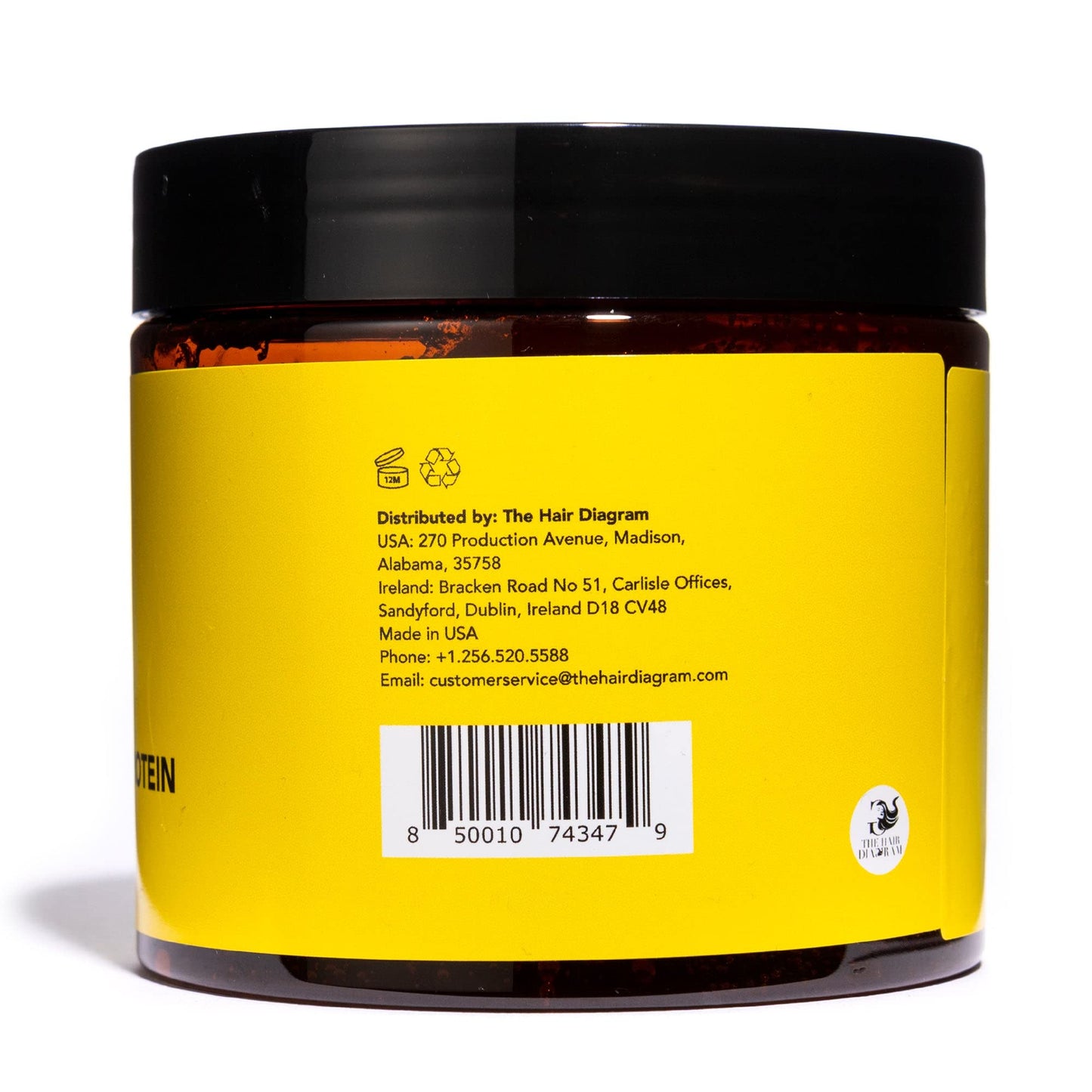 The Hair Diagram - Ashley Marie Curly Coils Styling Gel with Wheat Protein & Argan Oil - Nourishing Natural Ingredients - Moisturizing Gel For Curly