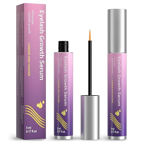 Lash Serum: Eyelash Growth Serum Gentle Natural Vegan Enhancing Treatment Nourishing Conditioning Formula for Longer Thicker Fuller Natural Lashes…