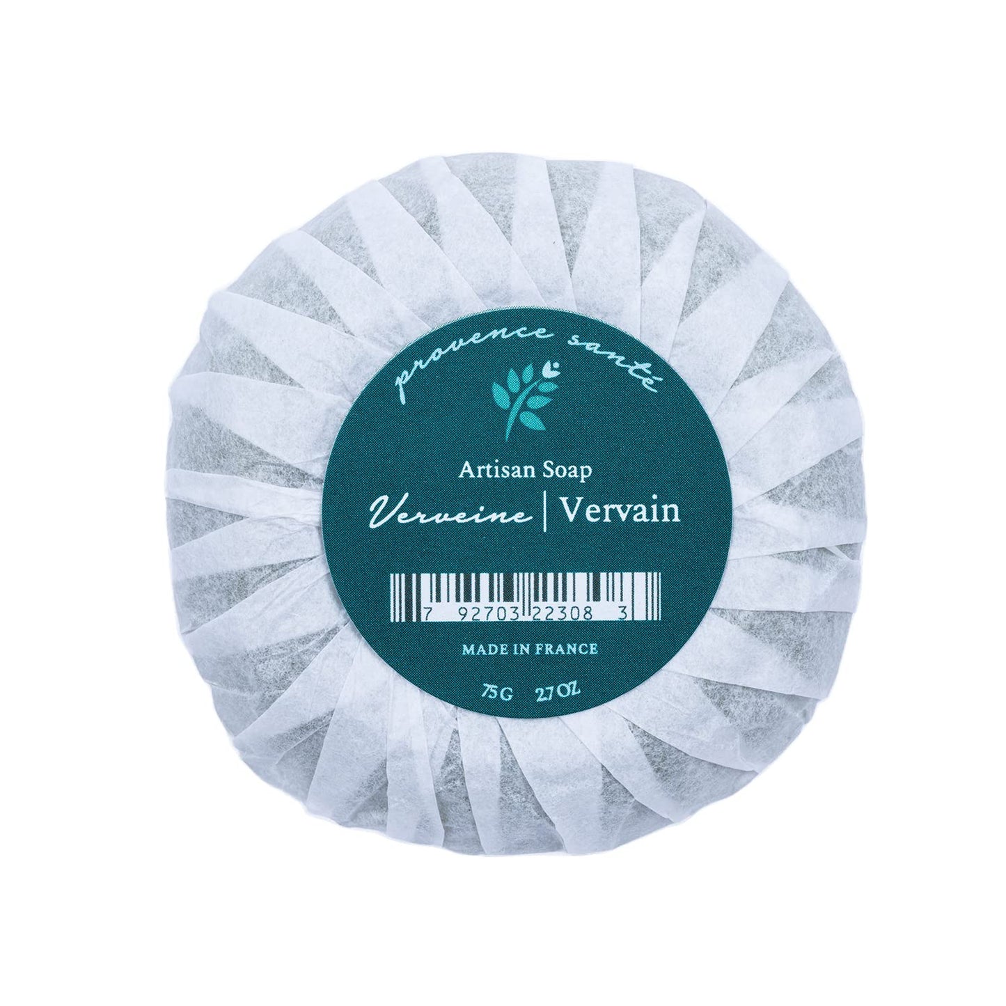 Provence Sante Luxury French Cleansing Bar - Moisturizing Shea Butter - Triple-milled Vervain Fragrance, 2.7oz 4-Bar Gift Box
