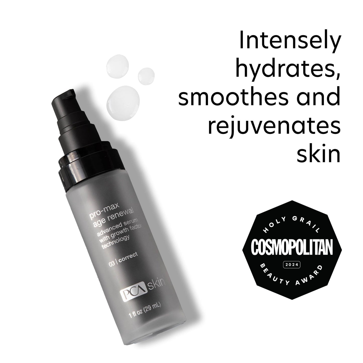 PCA SKIN Pro Max Age Renewal Anti Aging Serum, Anti Aging Face Serum for Reducing Wrinkles and Sagging Skin, Helps Lift and Firm Skin on Face