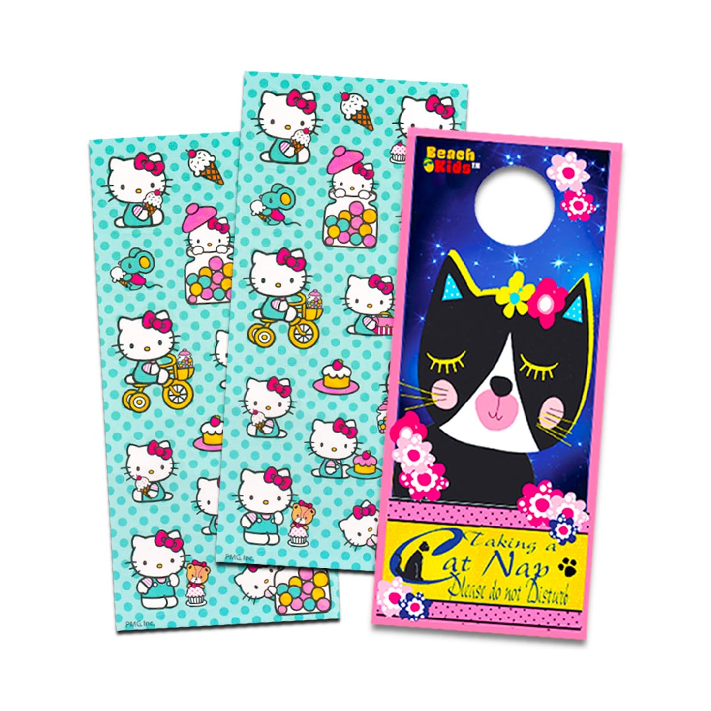 Hello Kitty Body Glitter Set - Bundle with 4 Body Glitter Colors for Costumes, Dress Up, Pretend Play, and More, Stickers | Hello Kitty Accessories
