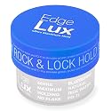 Lux Collection Edge Control Gel for 4C Hair - 48 Hour Maximum Hold Edge Control, Edge Lux with Castor Oil, Keratin & Biotin, Non-Flaking Styling Gel