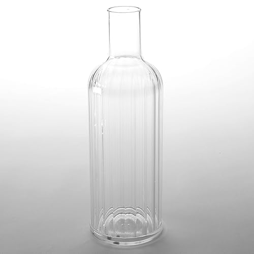 American Metalcraft WB33 Water Bottle, Plastic, 33 oz. Capacity, 3-1/2" Diameter, 11-1/4" Height, Clear