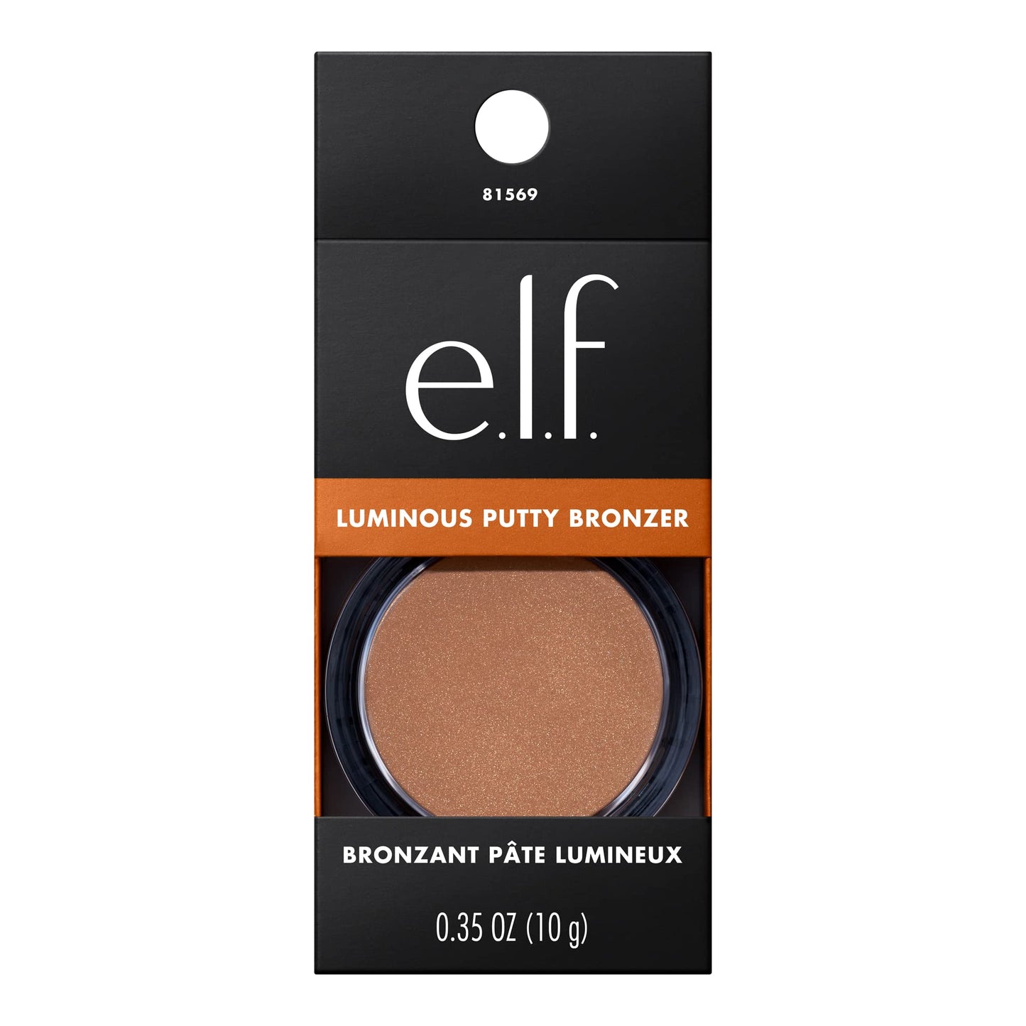 e.l.f. Luminous Putty Bronzer, Lightweight Putty-to-Powder Bronzer For A Radiant, Glowing Finish, Highly Pigmented, Vegan & Cruelty-Free, Seaside