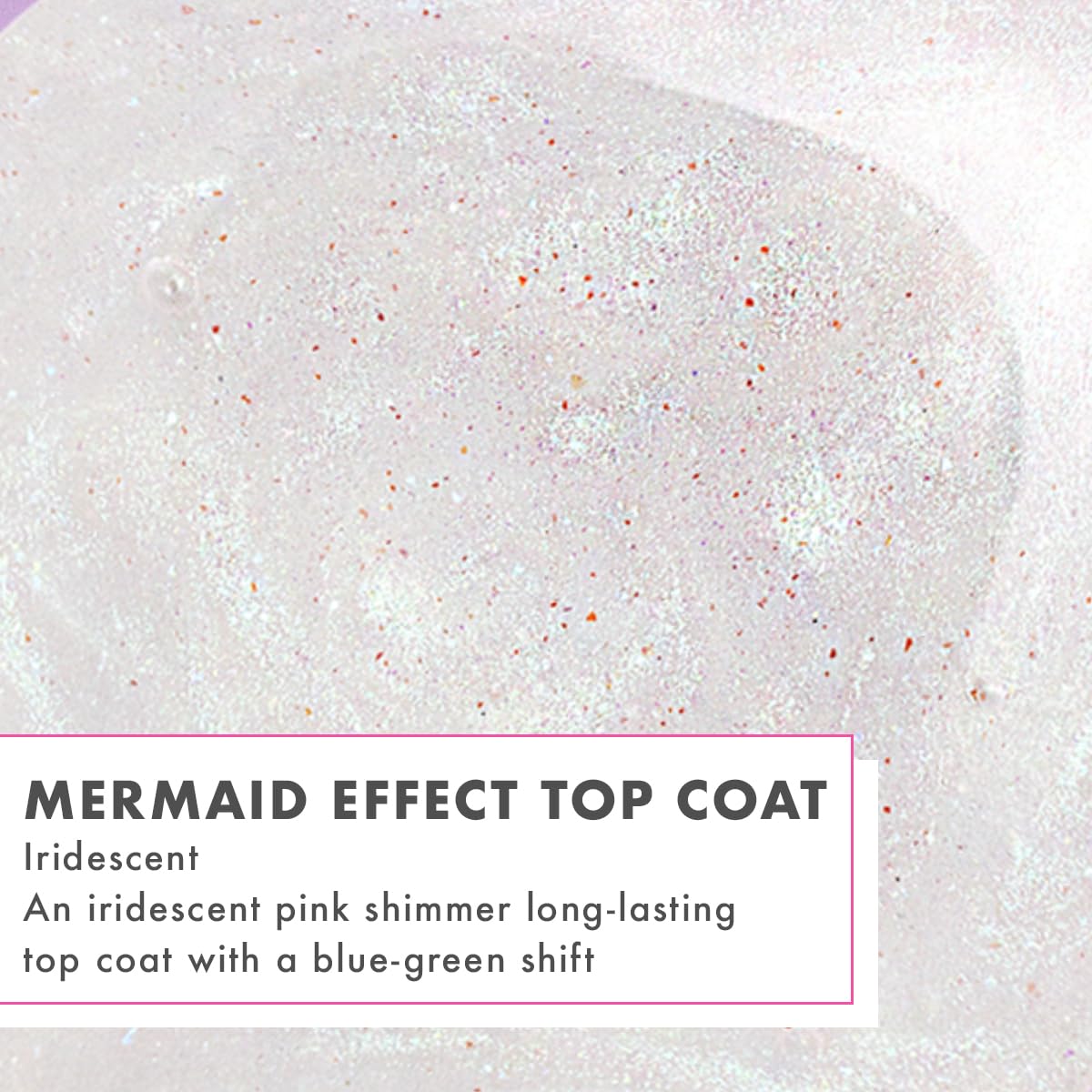 Olive & June Long Lasting Nail Polish Top Coat - Mermaid Effect | Gel-Like Finish No Lamp Needed | Lasts up to 10 days | Salon-Quality Home | Vegan Beauty & Personal Care Olive & June