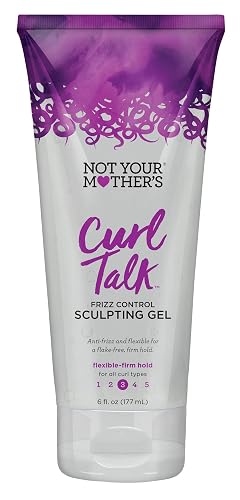 Not Your Mothers Curl Talk Sculpting Gel 6 Ounce Frizz Control (177ml) (6 Pack)