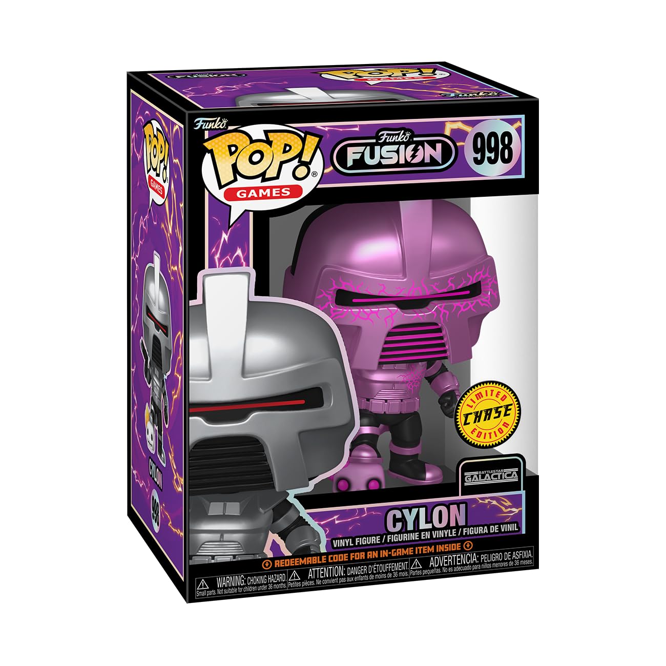 Funko POP Games: Fusion - Cylon - 1/6 Odds for Rare Chase Variant - Battlestar Galactica - Classic - Collectable Vinyl Figure - Gift Idea - Official…