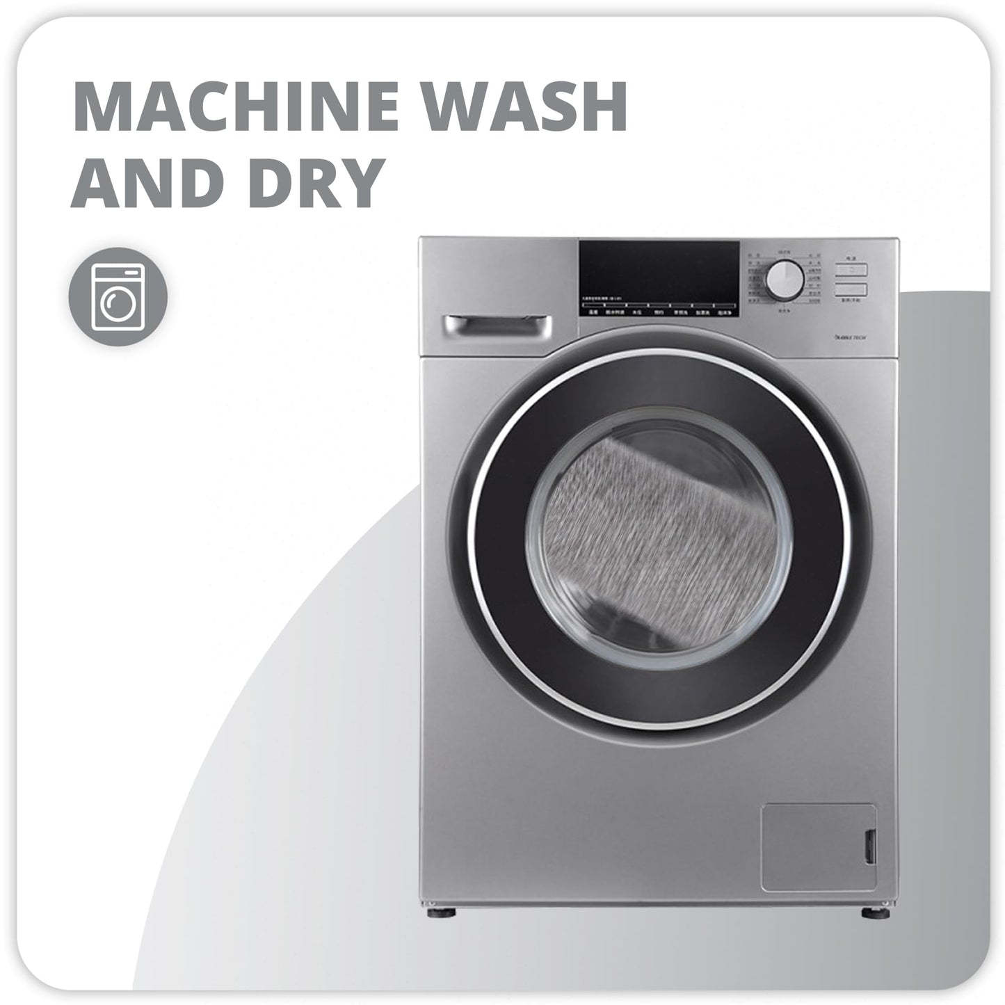 Ultra Thin Bath Mat – Non-Slip, Quick Dry, Absorbent Rubber Bathroom Rug, Machine Washable – Grey, 17x27 Inch, Low Pile