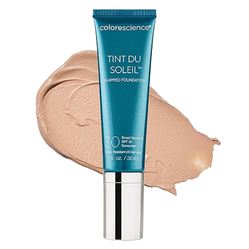 Colorescience Mineral Sunscreen Foundation, Tint du Soleil , Medium, 1 Fl Oz (Pack of 1)