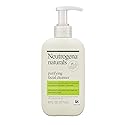 Neutrogena Naturals Purifying Daily Facial Cleanser with Natural Salicylic Acid from Willowbark Bionutrients, Hypoallergenic, Non-Comedogenic
