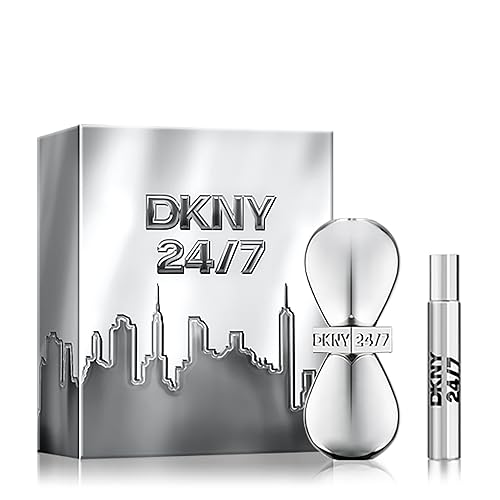 DKNY 24/7 Eau de Parfum 2 Piece Gift Set For Women - Perfume Spray 1.7 Fl. Oz. & Travel Spray 0.5 Fl. Oz.