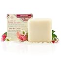 Viori Chamomile Rose Essential Oil Conditioner Bar Made with Rice Water - Handcrafted All Natural Organic Conditioner