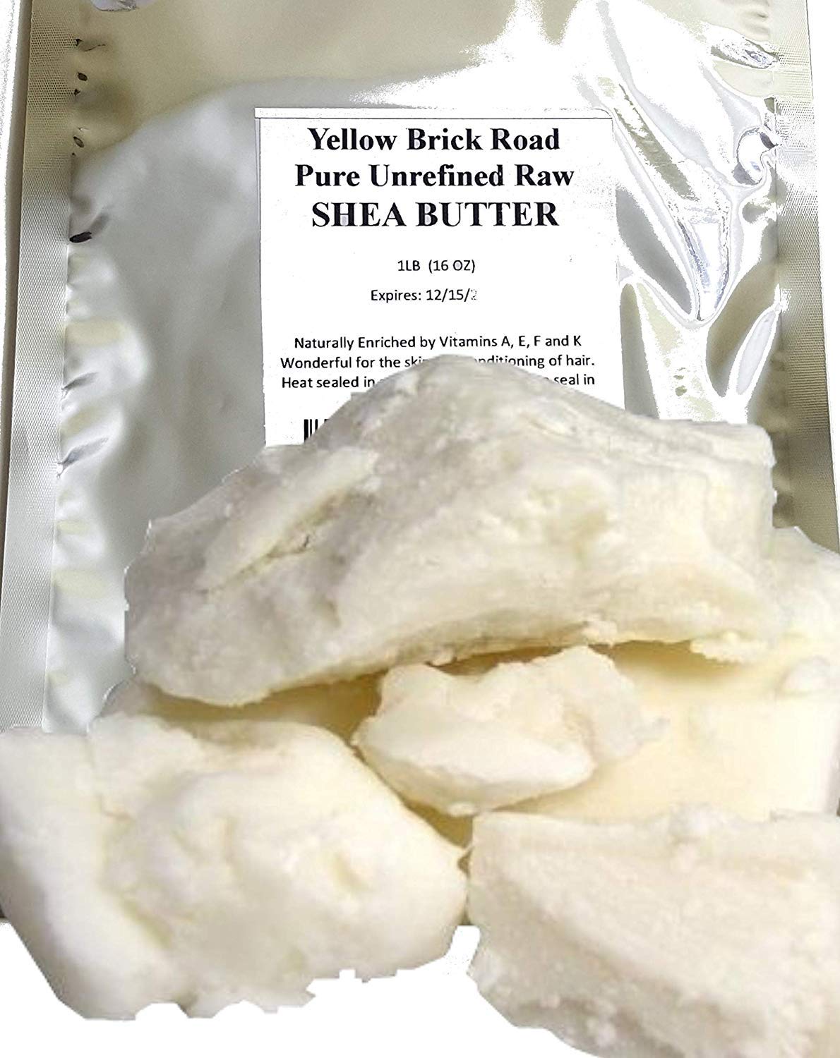 Yellow Brick Road 100% Raw Unrefined Shea Butter-African Grade a Ivory 1 Pound (16oz)… Beauty and Personal Care Yellow Brick Road Default Title