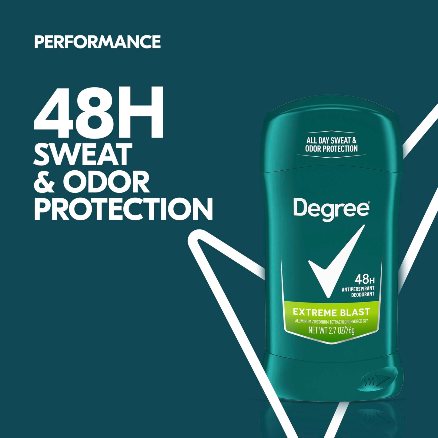 Degree Men Original Protection Antiperspirant Deodorant 48-Hour Sweat and Odor Protection Extreme Blast Antiperspirant For Men 2.7 oz Beauty and Personal Care Degree
