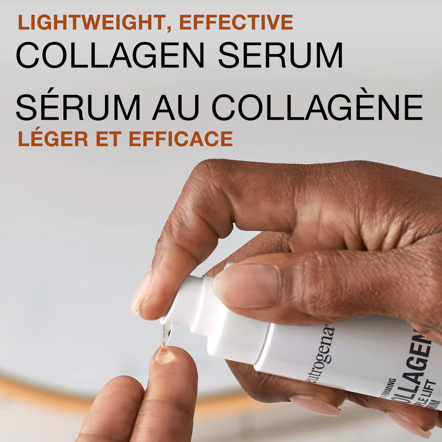 Neutrogena Rapid Firming Collagen Triple Lift Face Serum, Hydrating Serum with Collagen & AHP Amino Acid to visibly Firm & Smooth Skin, Lightweight