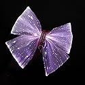 Lumisonata LED Light-Up Handmade Jumbo Bow-Knot Hair Clips - Satin Alligator Barrettes and Accessories for Women