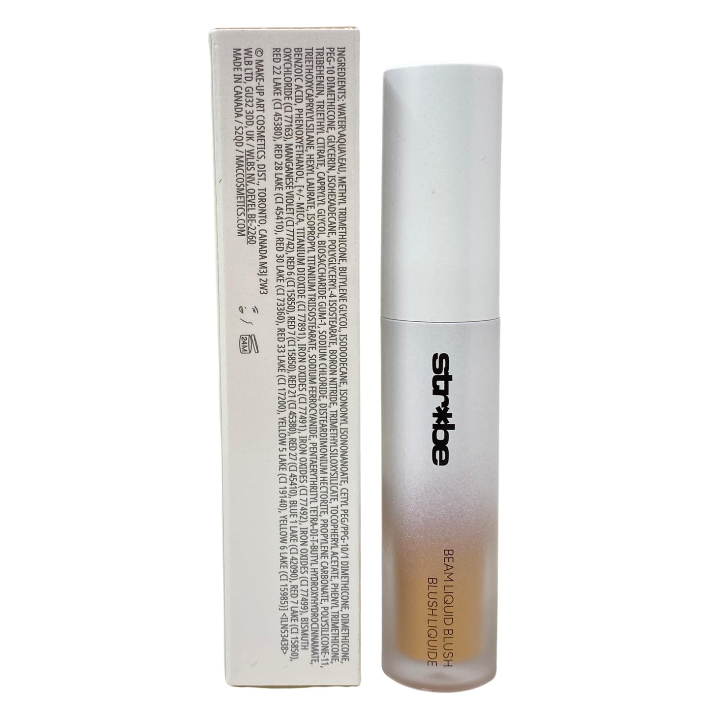 M.A.C Cosmetics Strobe Beam Liquid Blush - Lightning (Light beige with Gold Shimmer) - 0.14 fl oz / 4.3 mL
