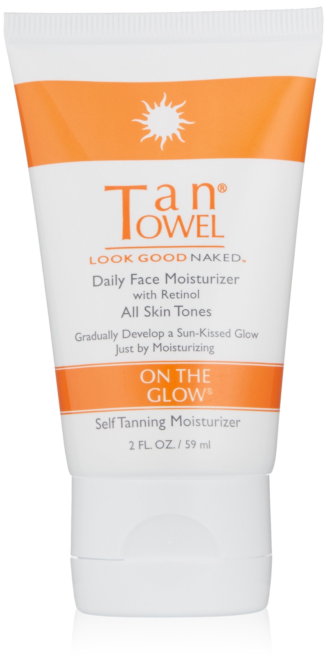 TanTowel On The Glow - Daily Face Moisturizer with retinol - 2 oz