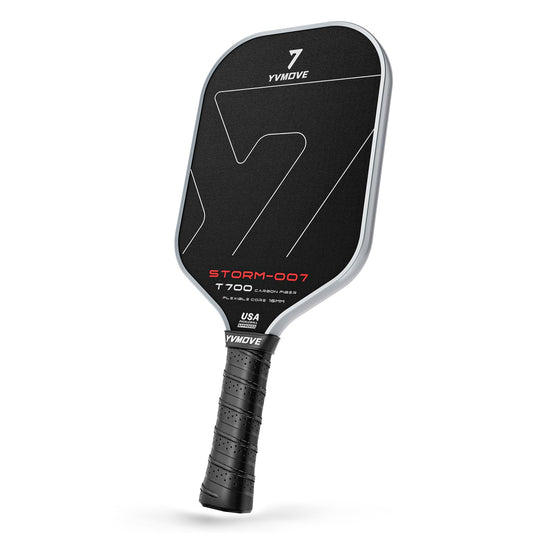 YVmove Pickleball Paddle with T700 Raw Carbon Fiber Surface & 16mm STR-Core Power Polymer Core, Premium Pickle Ball Racket Designed for Ultimate Spin…
