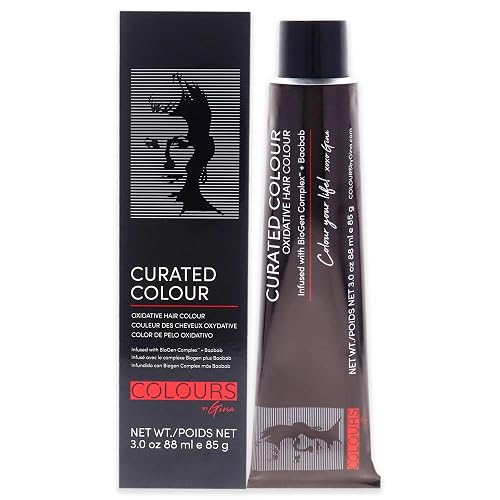 Colours By Gina Curated Colour - 4.35-4GM Golden Mahogany Brown by Colours By Gina for Unisex - 3 oz Hair Color