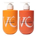 VICIOUS CURL Foaming Shampoo + Deep Conditioner Trial Kit - Curl-Enhancing Cleanser & Moisturizing Conditioner for Curly Hair, CGM Approved, Curl