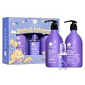 Luseta Biotin Trio Hair Care Set Moisturizing Shampoo and Conditioner Set 16.9 oz*2 and 3.38 oz Hair Serum Thickening for Thinning Damaged Dry Hair