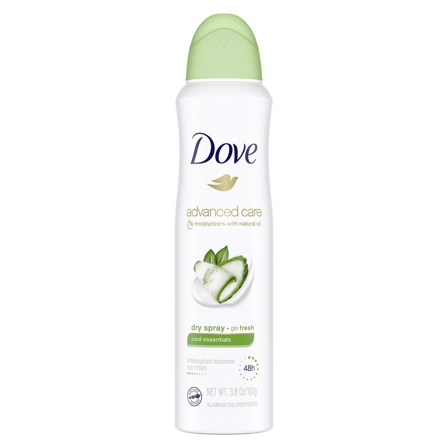 Dove Advanced Care Dry Spray Antiperspirant Deodorant for Women, Cool Essentials, for 48 Hour Protection And Soft And Comfortable Underarms, 3.8 oz Beauty and Personal Care Dove