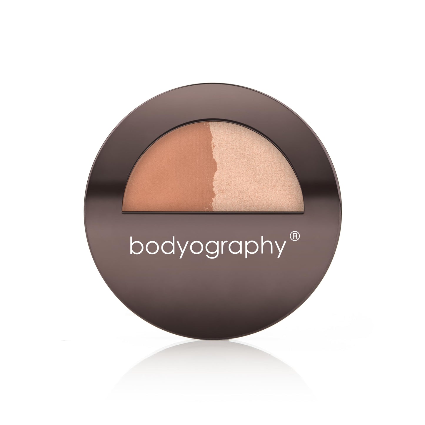 Bodyography Sunsculpt Bronzer & Highlighter Duo | Matte Bronzer & Golden Highlighter Compact | Silky, Buildable, Non-Comedogenic Powder for All Skin