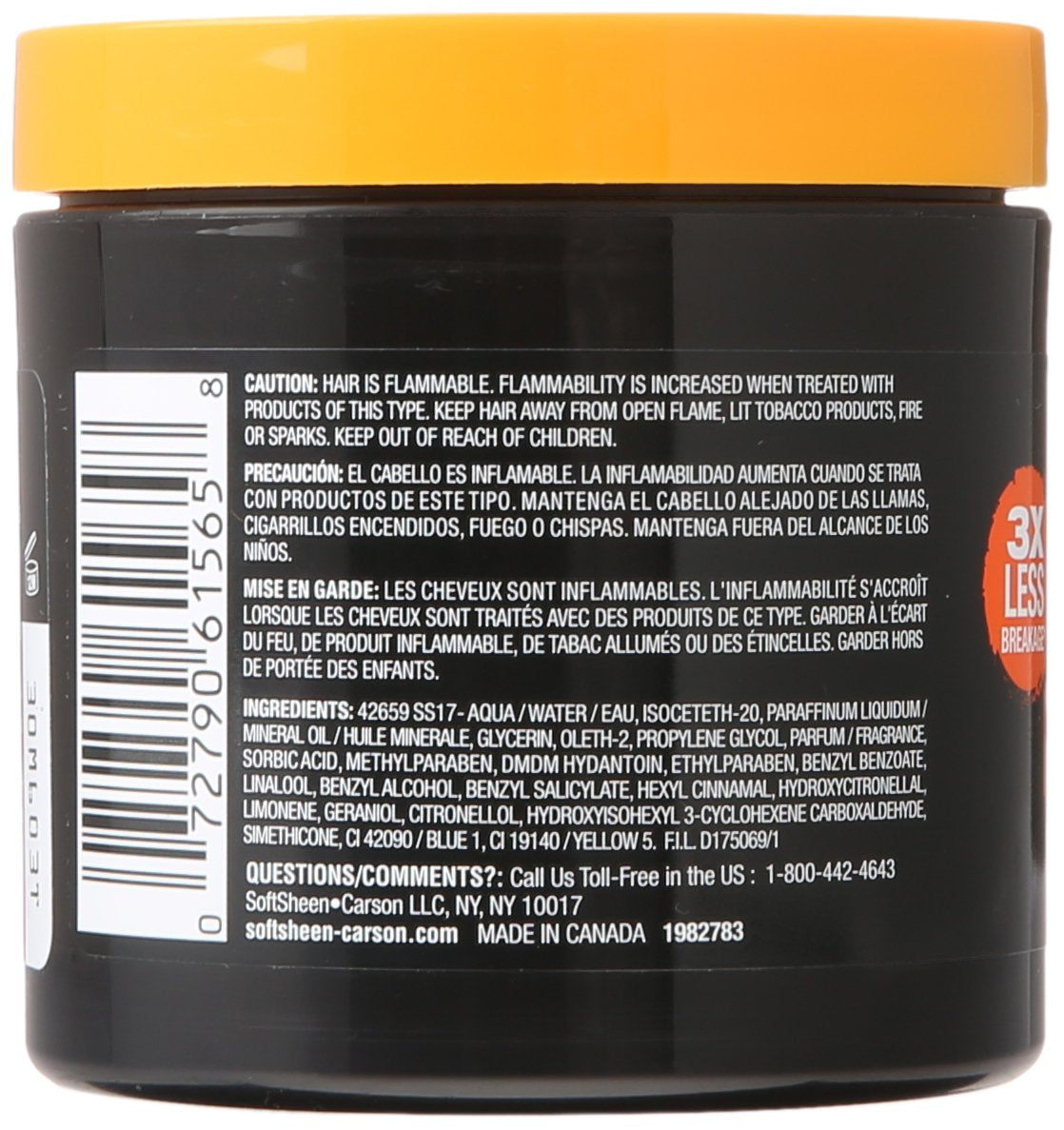 SoftSheen-Carson Dark and Lovely Let's Jam, Shining and Conditioning Gel, Extra Hold, For all Hair Types, Styling Gel Also Great for Braiding