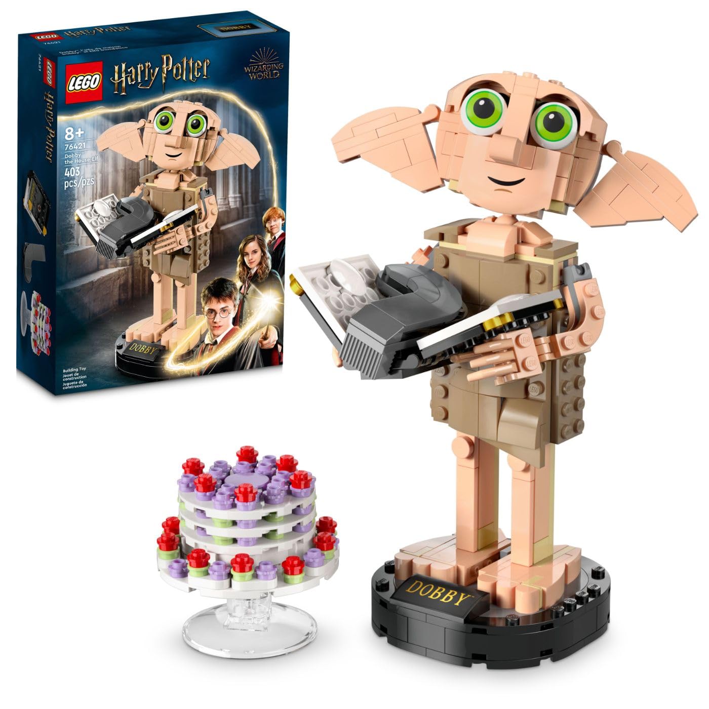 LEGO Harry Potter Dobby the House-Elf 76421, Build & Display Character Model, Fun Birthday Gift for Boys & Girls Ages 8+