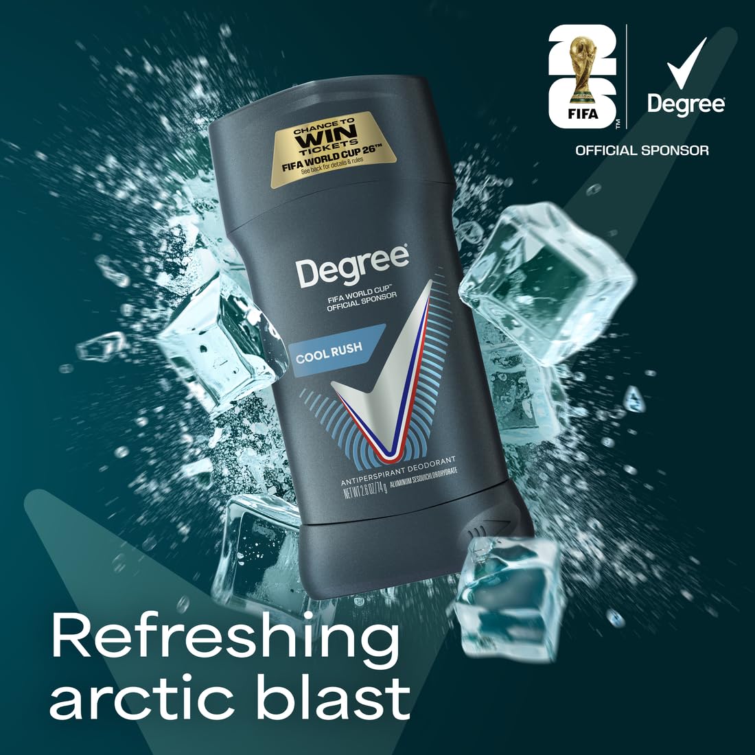 Degree Men Advanced Protection Antiperspirant Deodorant 4 count Cool Rush 72-Hour Sweat and Odor Protection Antiperspirant For Men With MotionSense Beauty and Personal Care Degree