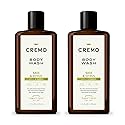 Cremo Rich-Lathering Sage & Citrus Body Wash, A Revitalizing Combination of Bright Mandarin, Dry Herbs and White Cedar, 16 Fl Oz (2-Pack)
