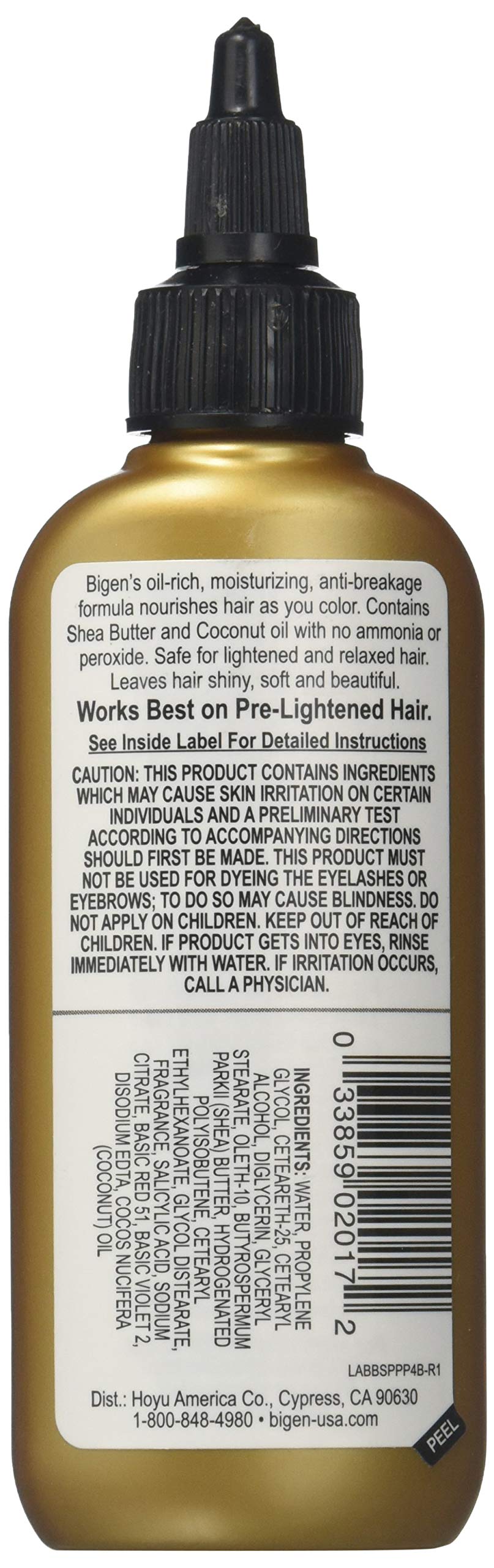 Bigen Semi-Permanent Haircolor #Pp4 Passion Pink 3 Ounce (88ml)