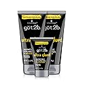 got2b Ultra Glued Invincible Styling Gel Set, 6 Fl Oz (2-Tube) + 1.25 Fl Oz Travel Size, Hair Gel for Men and Women with Extra Strong Hold