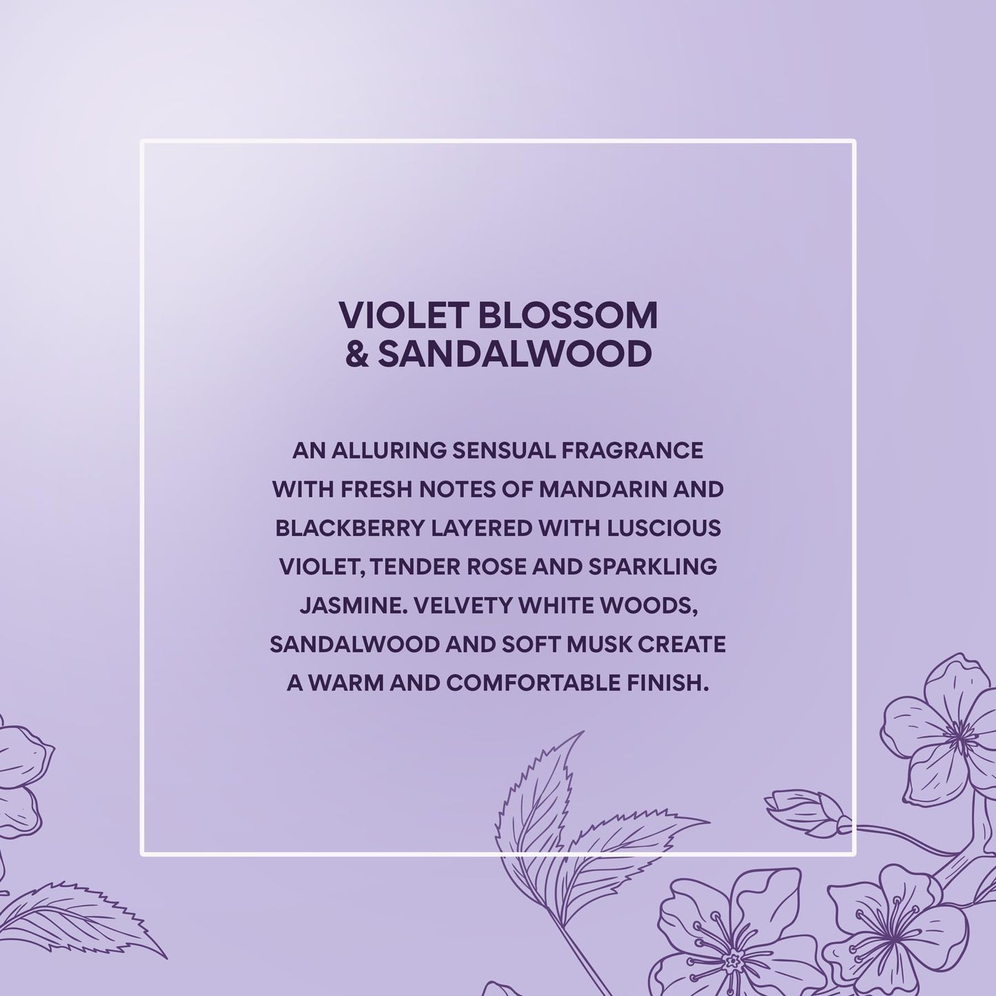 Jones New York Violet Blossom & Sandalwood Eau de Parfum 3.4 fl oz / 100mL