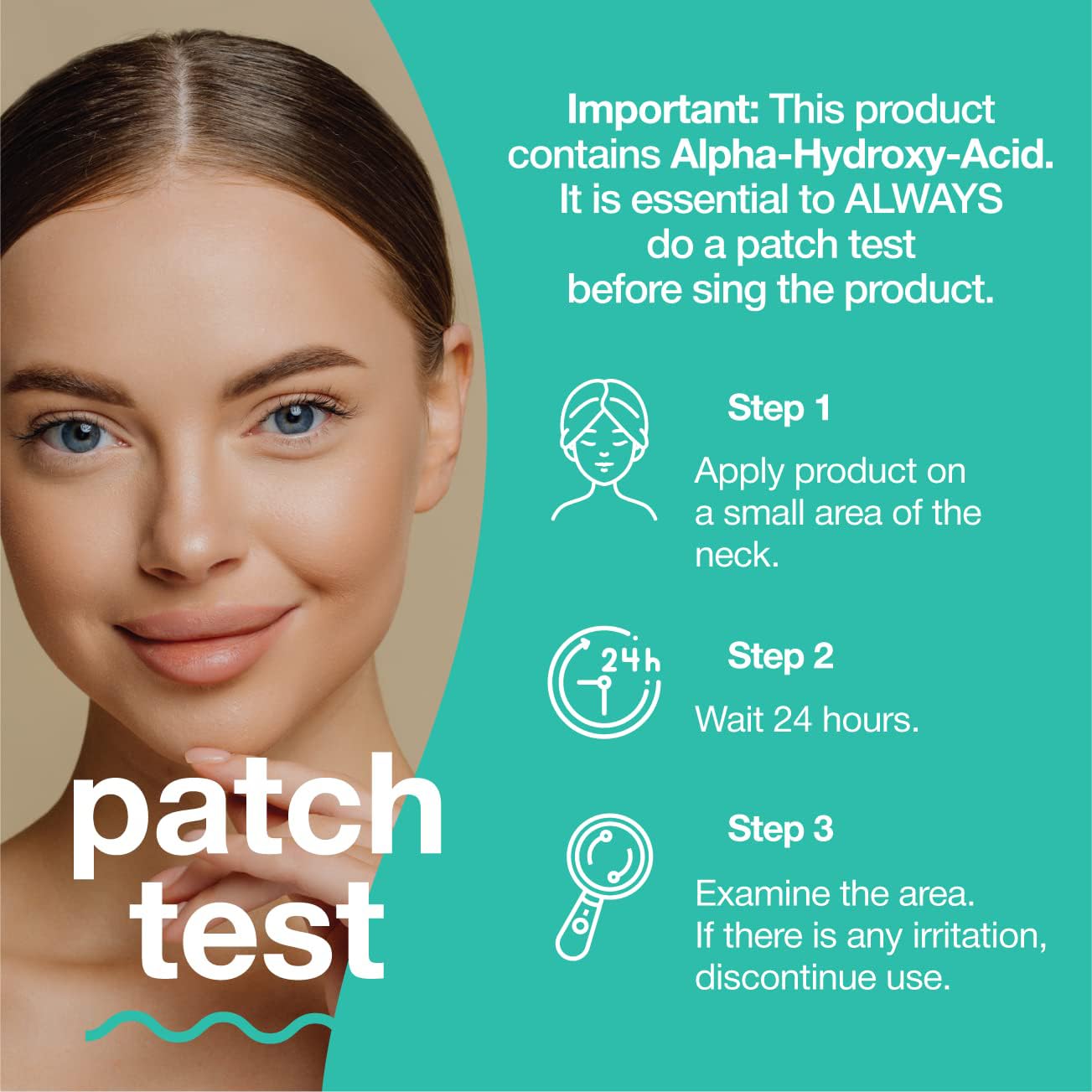 TOUCH Glycolic Acid Lotion for Keratosis Pilaris - KP Exfoliating Body Lotion Moisturizer - for AHA BHA Rough & Bumpy Skin- Gets Rid of Redness