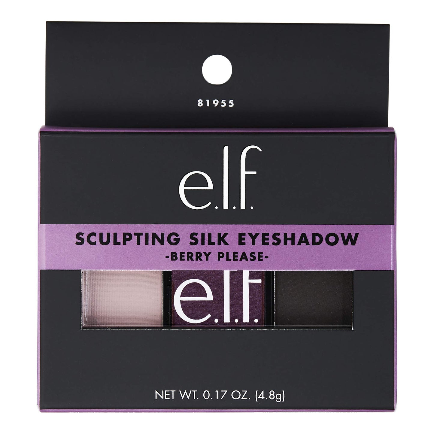 Elf Sculpting Silk Eyeshadow Berry Please 81955 .17oz