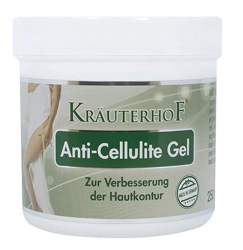 Anti-Cellulite Gel - Innovative complex with thermo-active action that attacks cellulite! 250ml by Krauterhof - 2 PACK