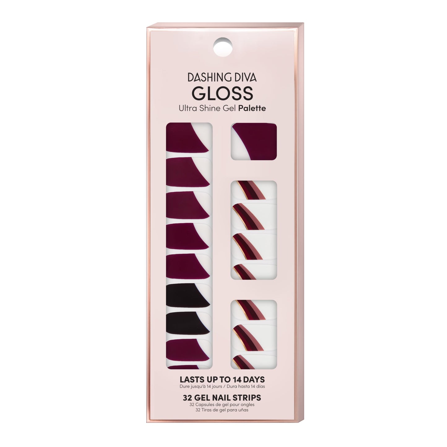 Fall in Line | Dashing Diva Gloss Nail Strip - UV Free, Chip Resistant, Long Lasting Gel Nail Stickers | Contains 32 Nail Wraps, 1 Prep Pad, 1 Nail Beauty & Personal Care Dashing Diva