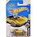Hot Wheels 2017 Hw Screen Time '68 Corvette Gas Monkey Garage 99/365, Gold, 1:64 Scale, Multi