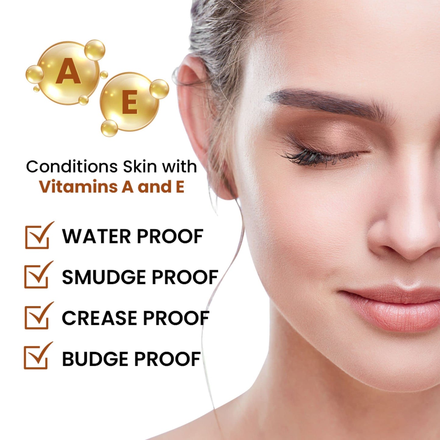 Mommy Makeup Any Wear Creme Eyeshadow - Waterproof, Crease-Proof, Long Lasting, High Pigment, Oil-free - Cream to Powder for Eyes, Cheeks & Lips