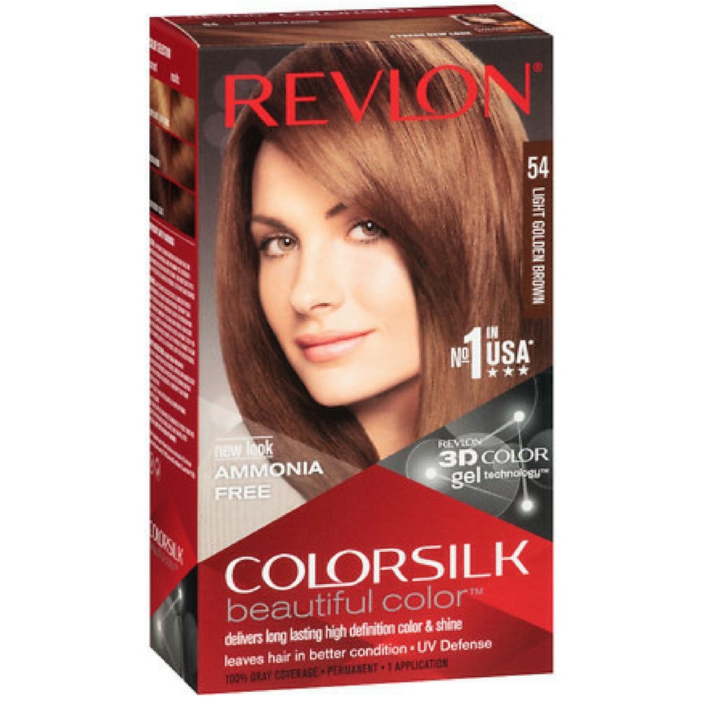 Revlon ColorSilk Hair Color 54 Light Golden Brown 1 Each (Pack of 12)