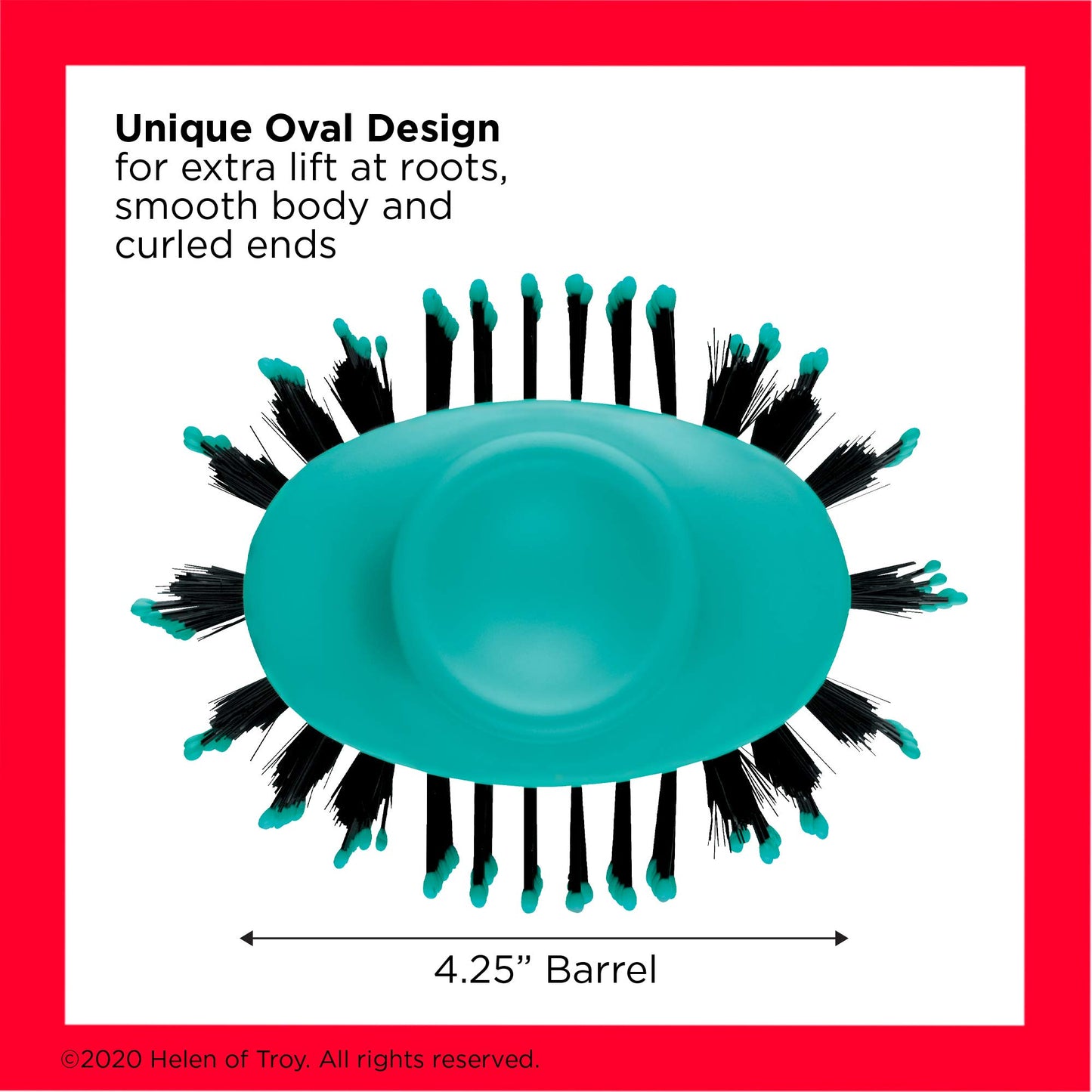 REVLON One Step Hair Dryer And Volumizer Hot Air Brush, Turquoise Volumizer, 1 Count