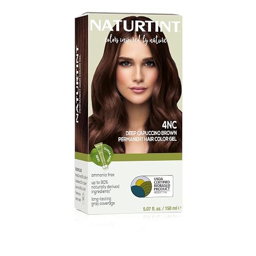 Naturtint 4NC Deep Cappuccino Permanent Hair Color (Pack of 1), Ammonia Free, Vegan, Cruelty Free, up to 100% Gray Coverage, Long Lasting Results