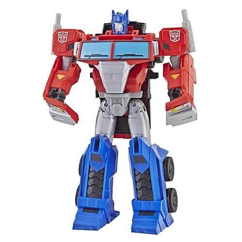 Transformers E3639 Cyberverse Action Attackers: Ultra Class Optimus Prime Action Figure Toy