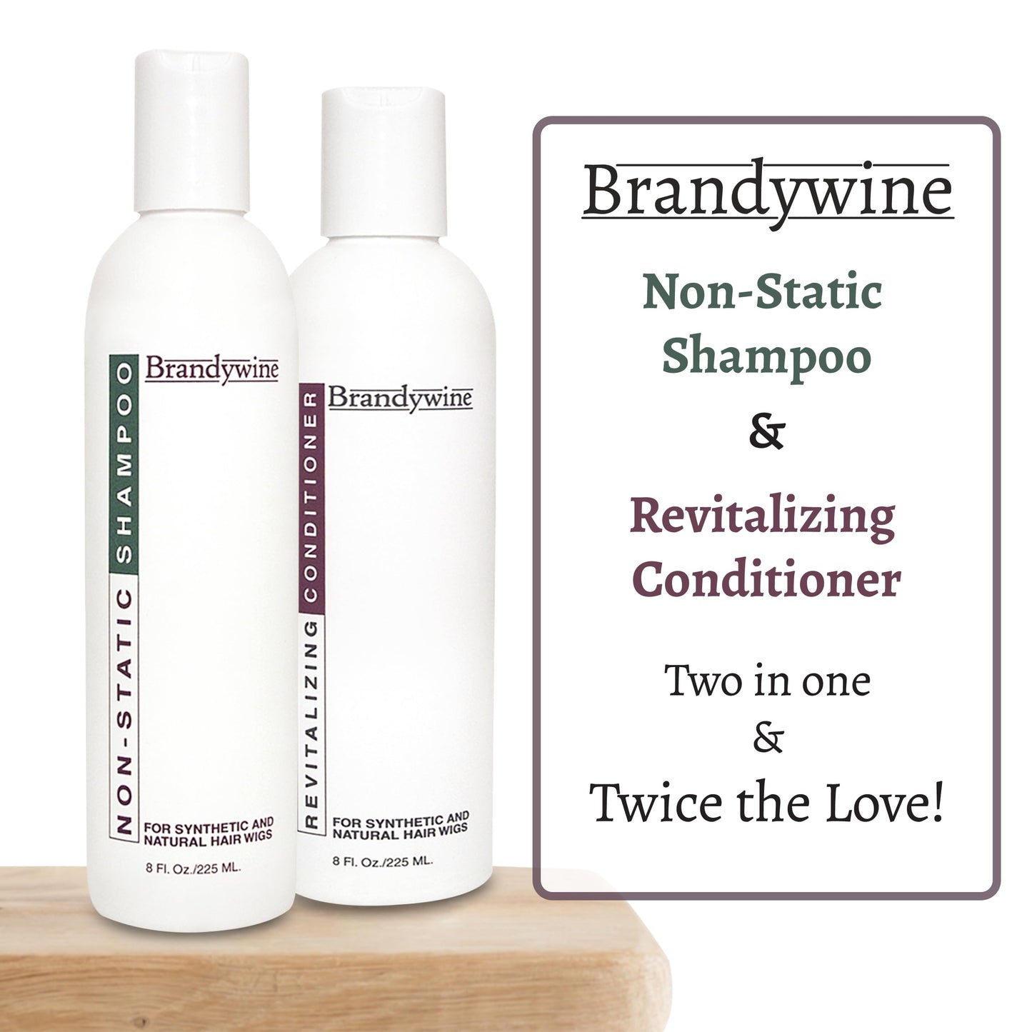 Anti Static Shampoo & Revitalizing Conditioner 8 Ounce, Value Pack Bundle 2 items