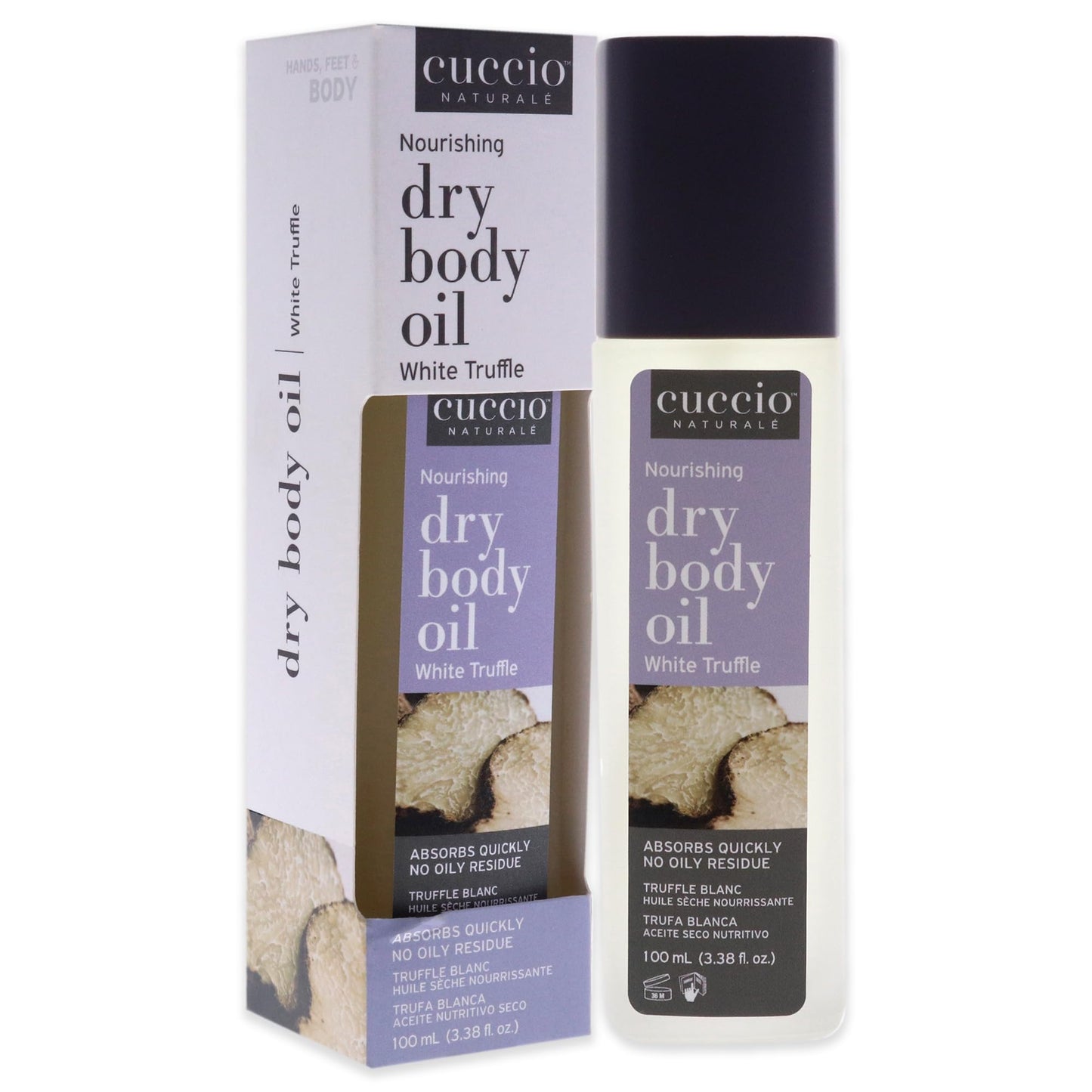 C U C C I O Nourishing Dry Body Oil - White Truffle Naturale for Unisex - 3.38 oz Oil
